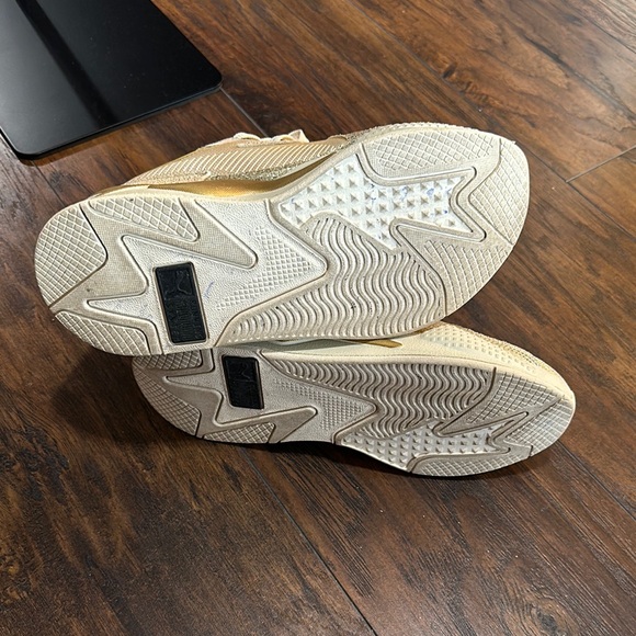 Puma RS-X Running System Cream and Gold Women’s Sneakers 10 - Picture 5 of 10